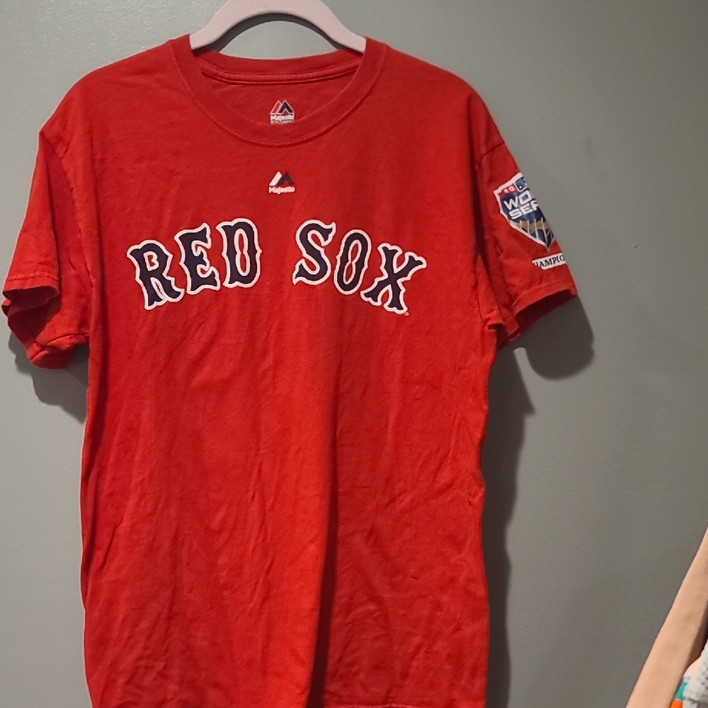 Majestic Red Sox Short Sleeve Tee - Red